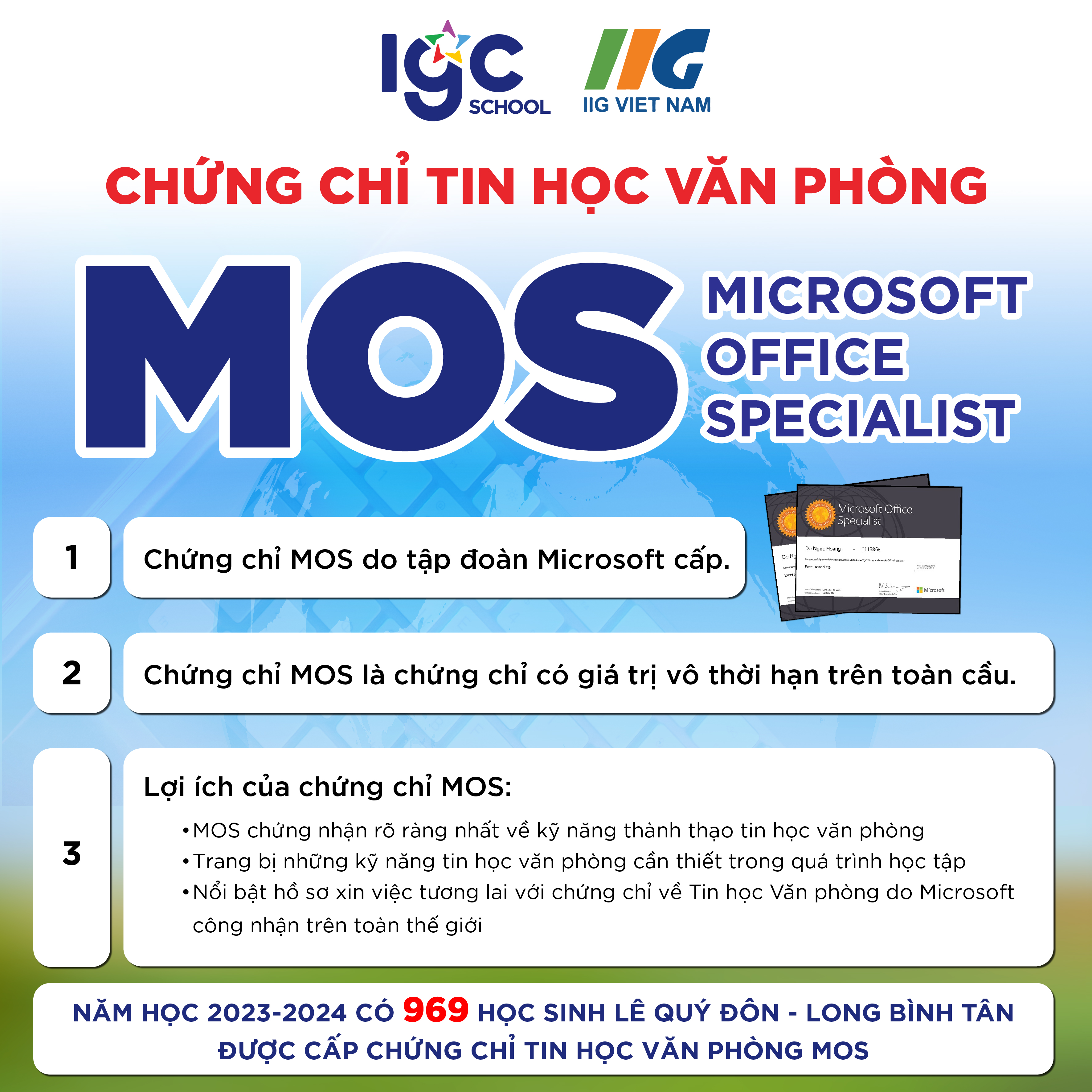 CHỨNG CHỈ 𝗠𝗢𝗦 – HÀNH TRANG VỮNG CHẮC TRONG THỜI ĐẠI SỐ